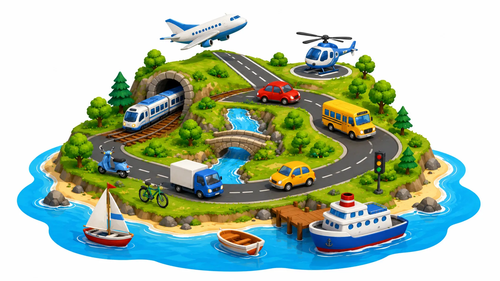 Transportation Island